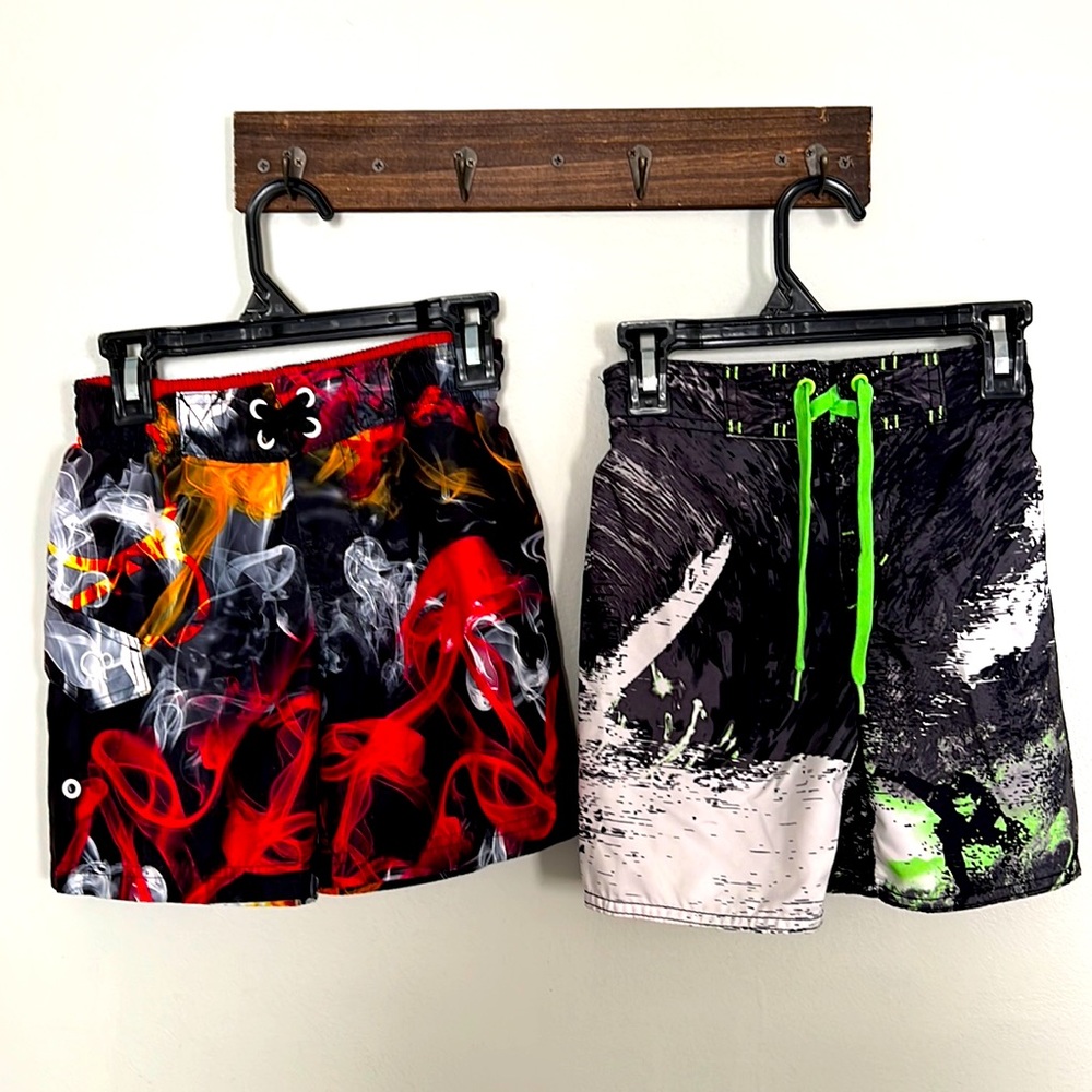 2 for 1 Boys water shorts - both swim shorts are size 4/5